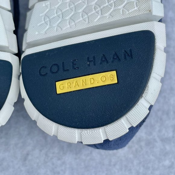 Cole Haan Zerogrand Stitchlite Women's Wingtip Oxfords 8M Navy Suede - Picture 5 of 6